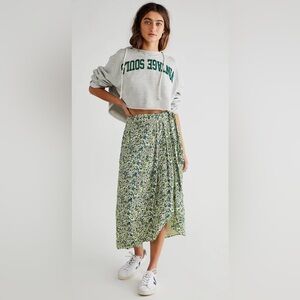 Scotch & Soda Floral Maxi Wrap Skirt